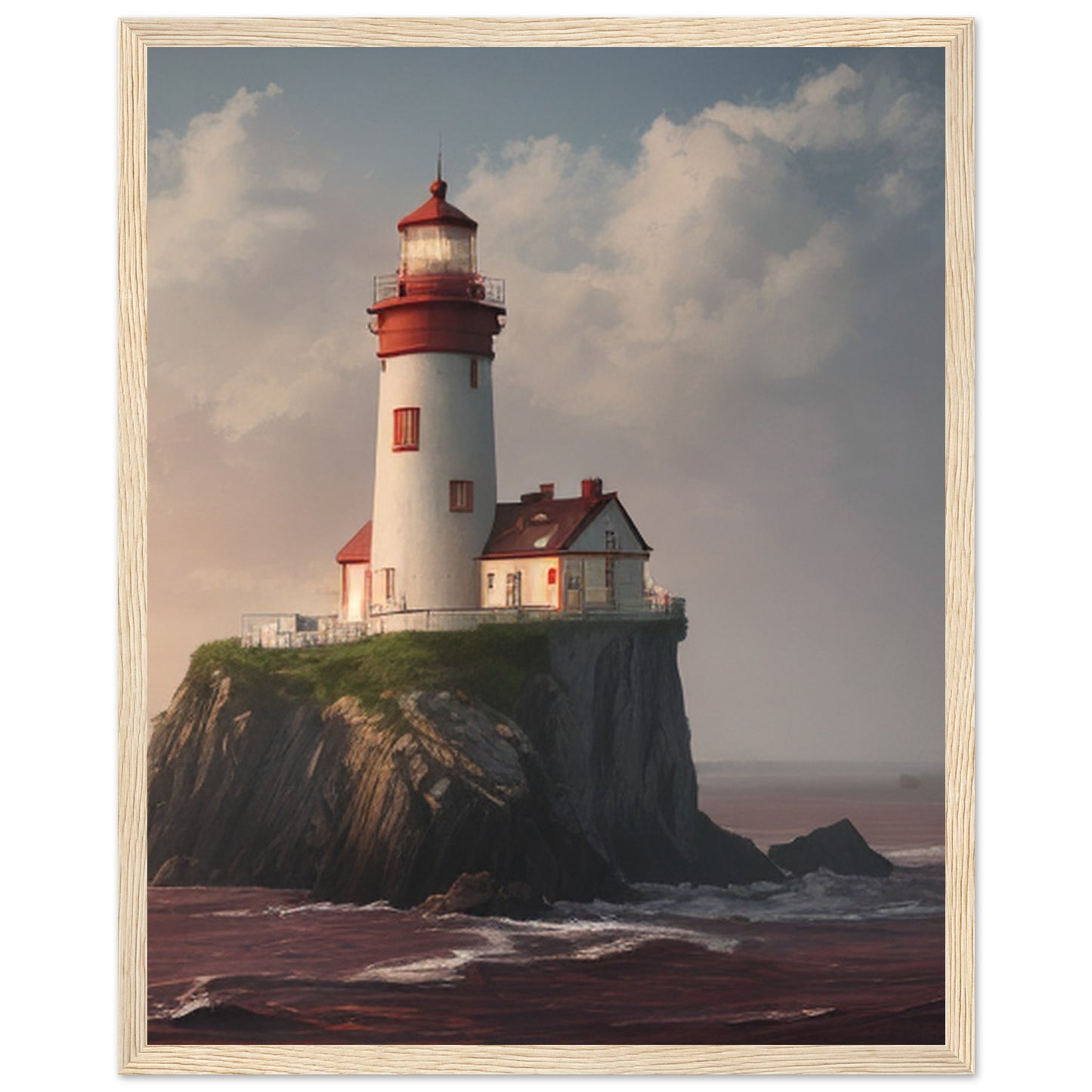 Premium Matte Paper Wooden Framed Poster