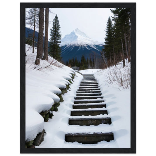 Premium Matte Paper Wooden Framed Poster