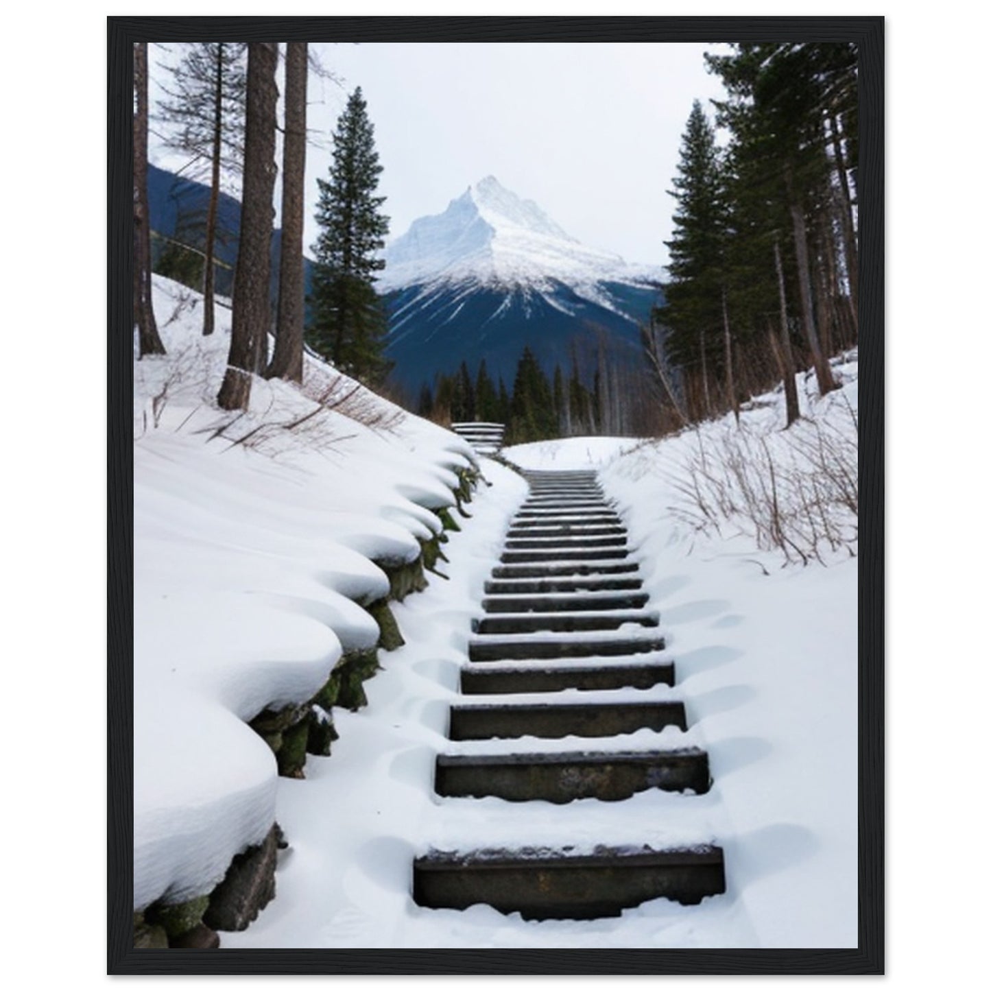 Premium Matte Paper Wooden Framed Poster