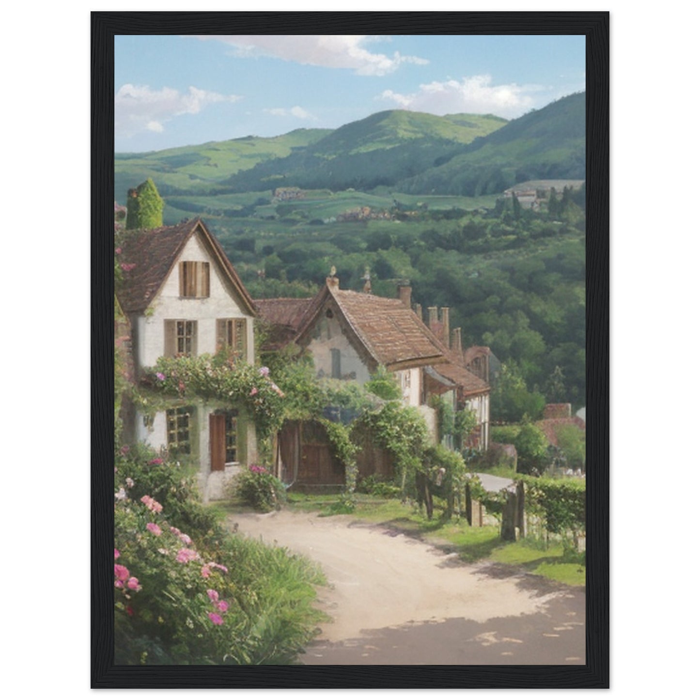 Classic Matte Paper Wooden Framed Poster