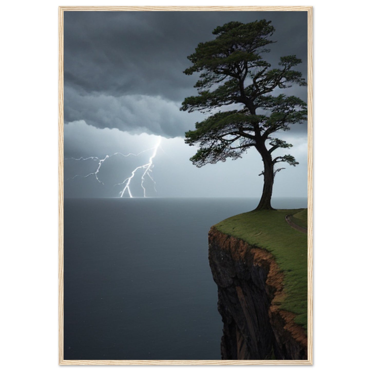 Premium Matte Paper Wooden Framed Poster