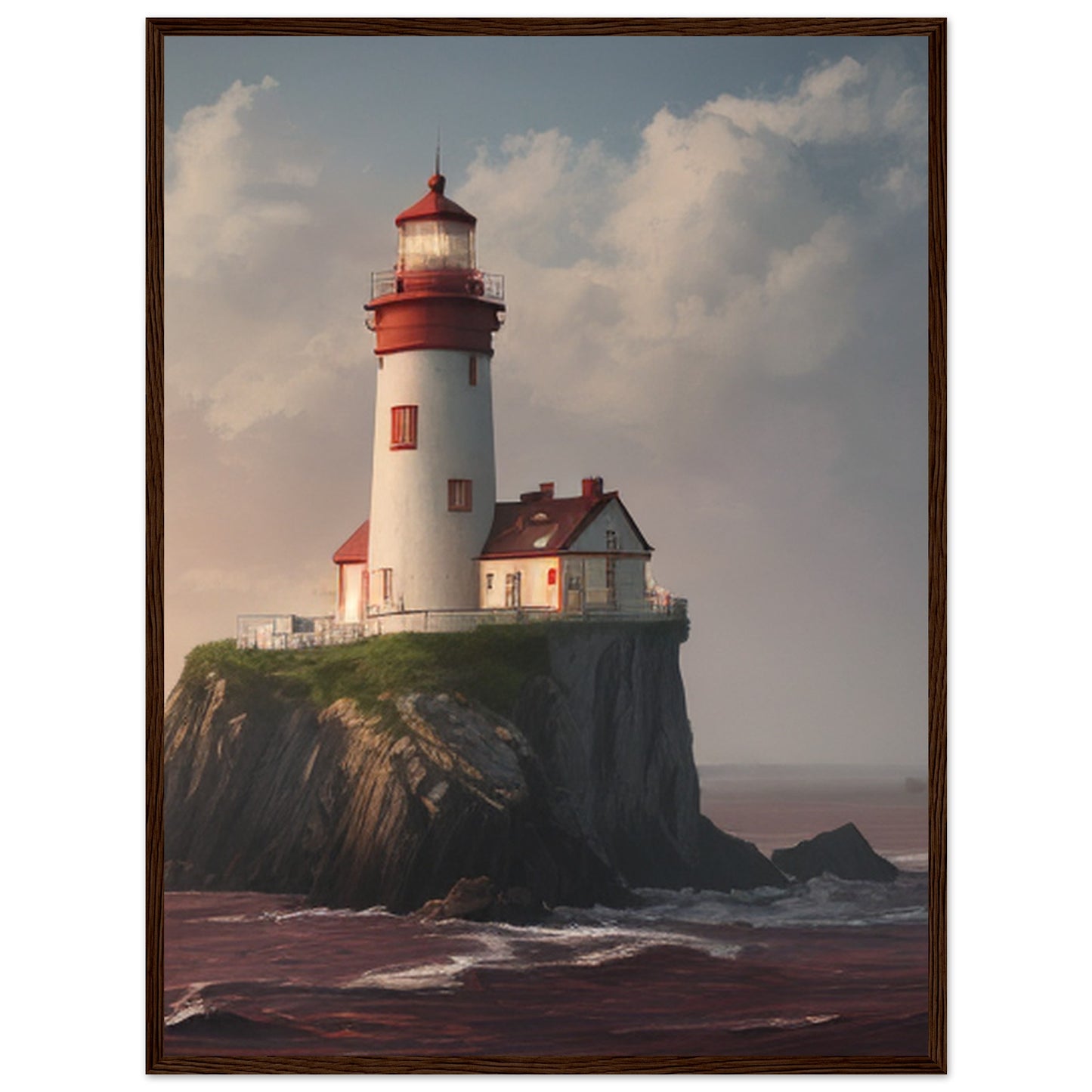 Premium Matte Paper Wooden Framed Poster