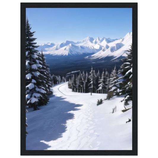 Classic Matte Paper Wooden Framed Poster