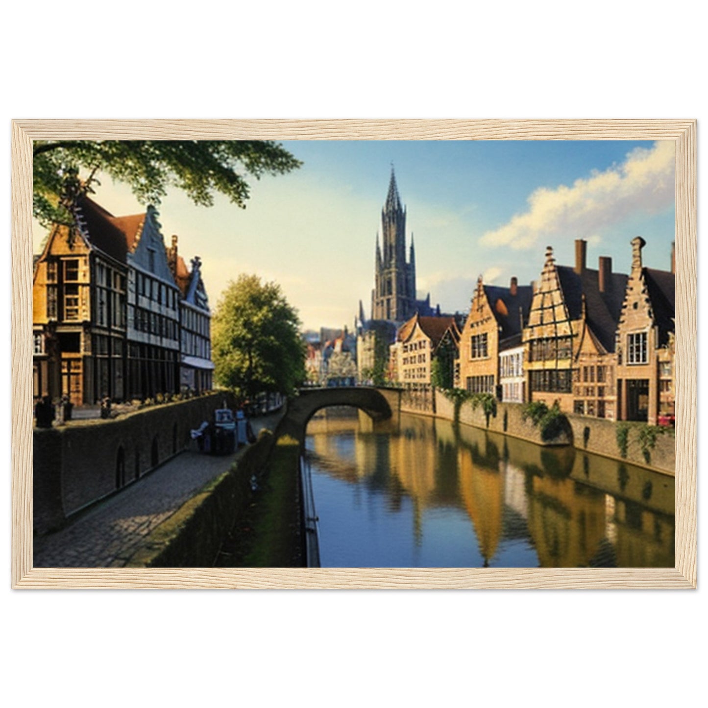 Premium Matte Paper Wooden Framed Poster