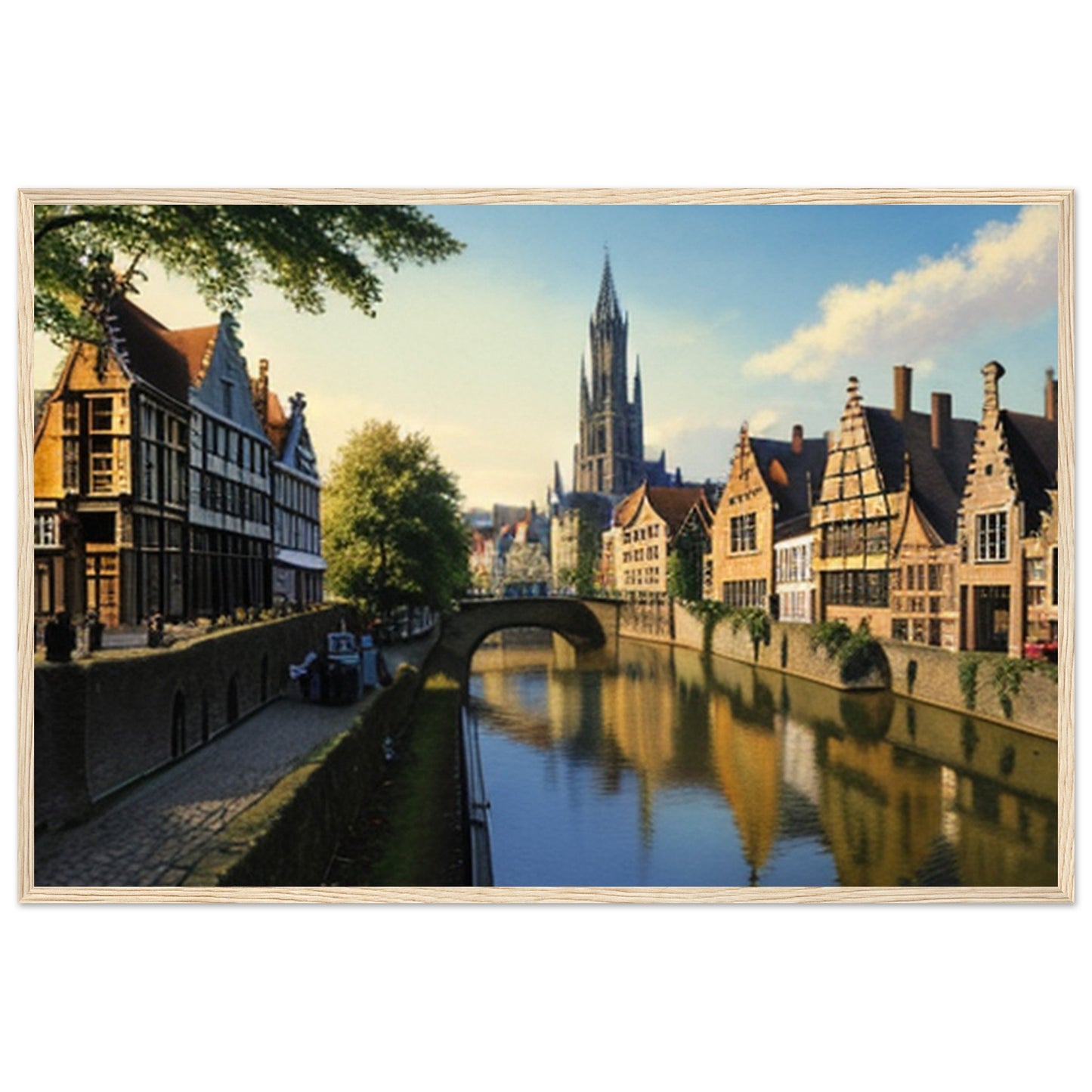 Premium Matte Paper Wooden Framed Poster