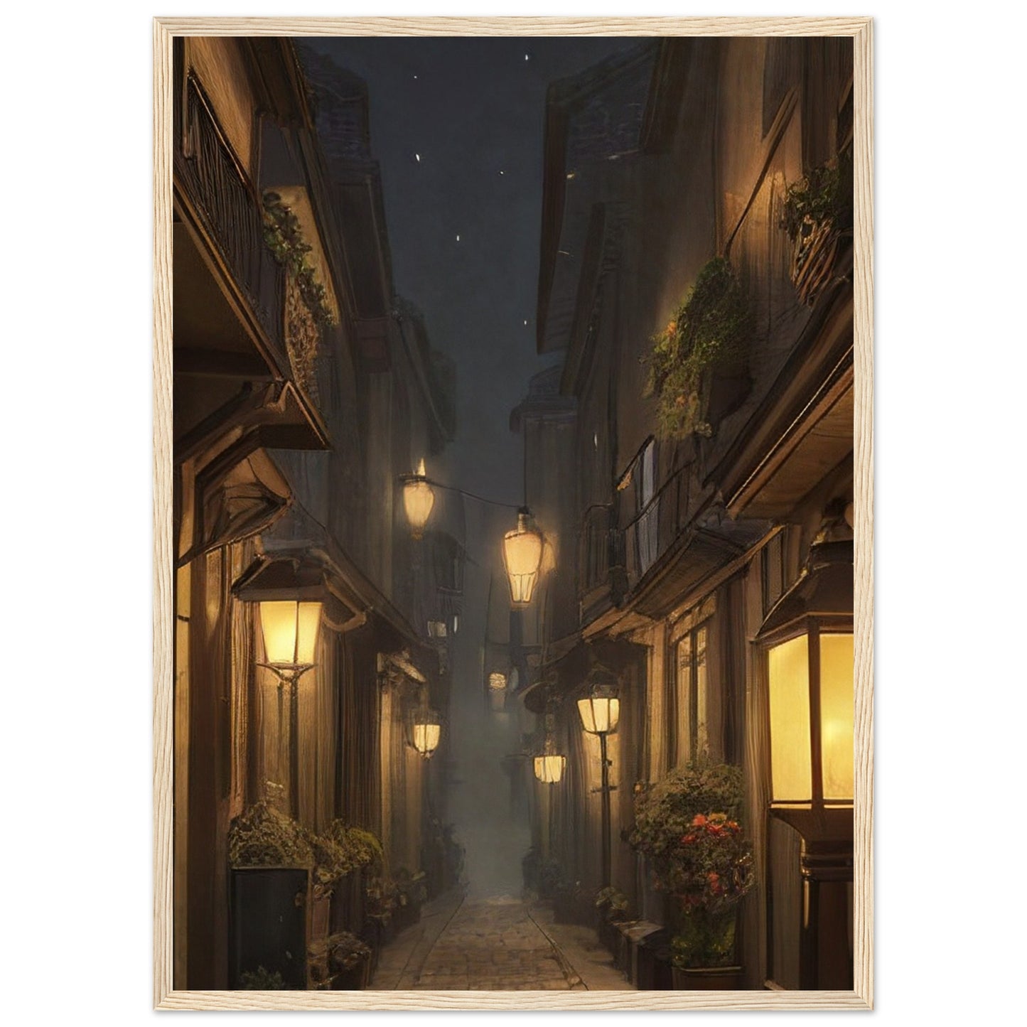 Classic Matte Paper Wooden Framed Poster