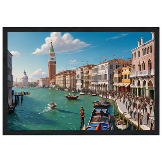 Premium Matte Paper Wooden Framed Poster