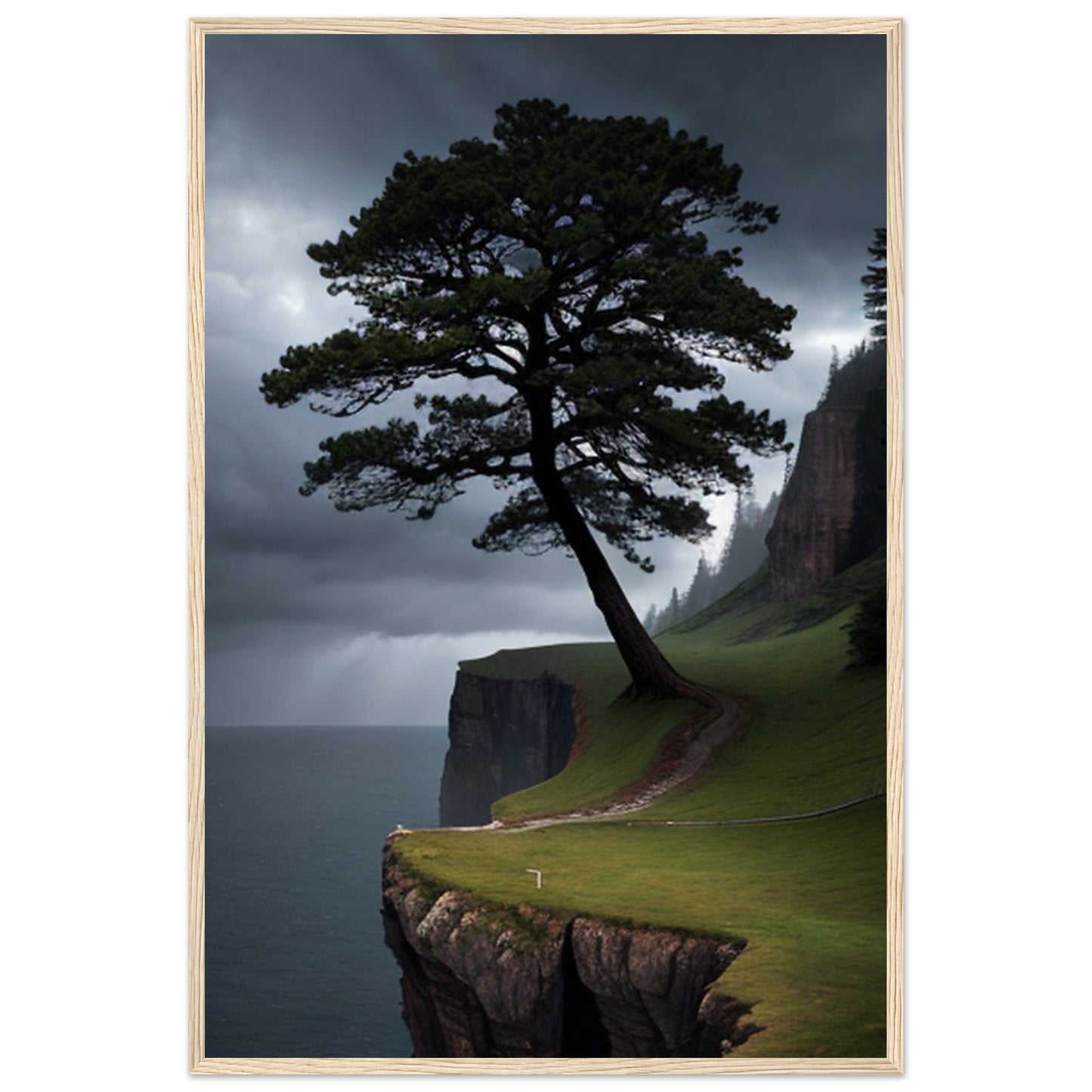 Classic Matte Paper Wooden Framed Poster