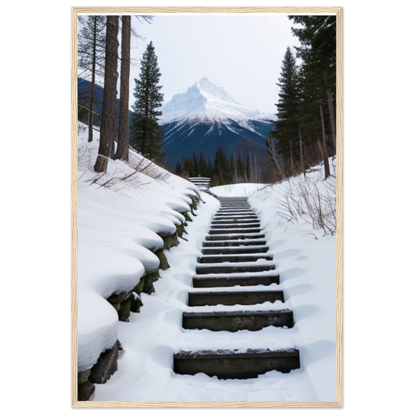 Classic Matte Paper Wooden Framed Poster