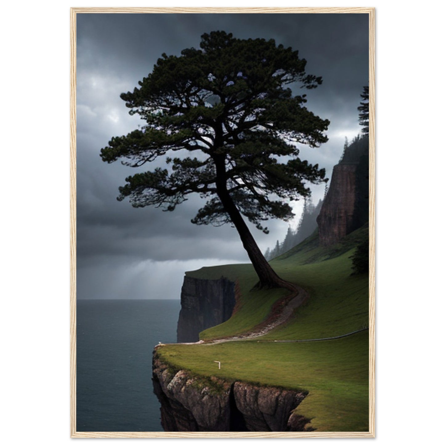 Classic Matte Paper Wooden Framed Poster