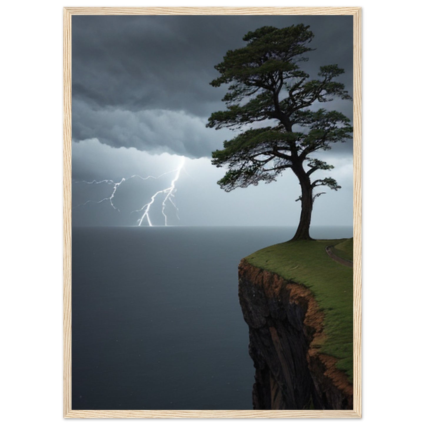 Premium Matte Paper Wooden Framed Poster