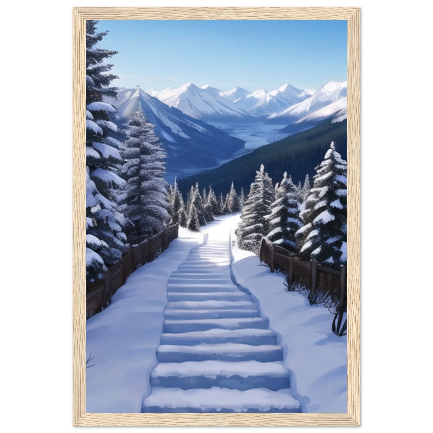 Premium Matte Paper Wooden Framed Poster