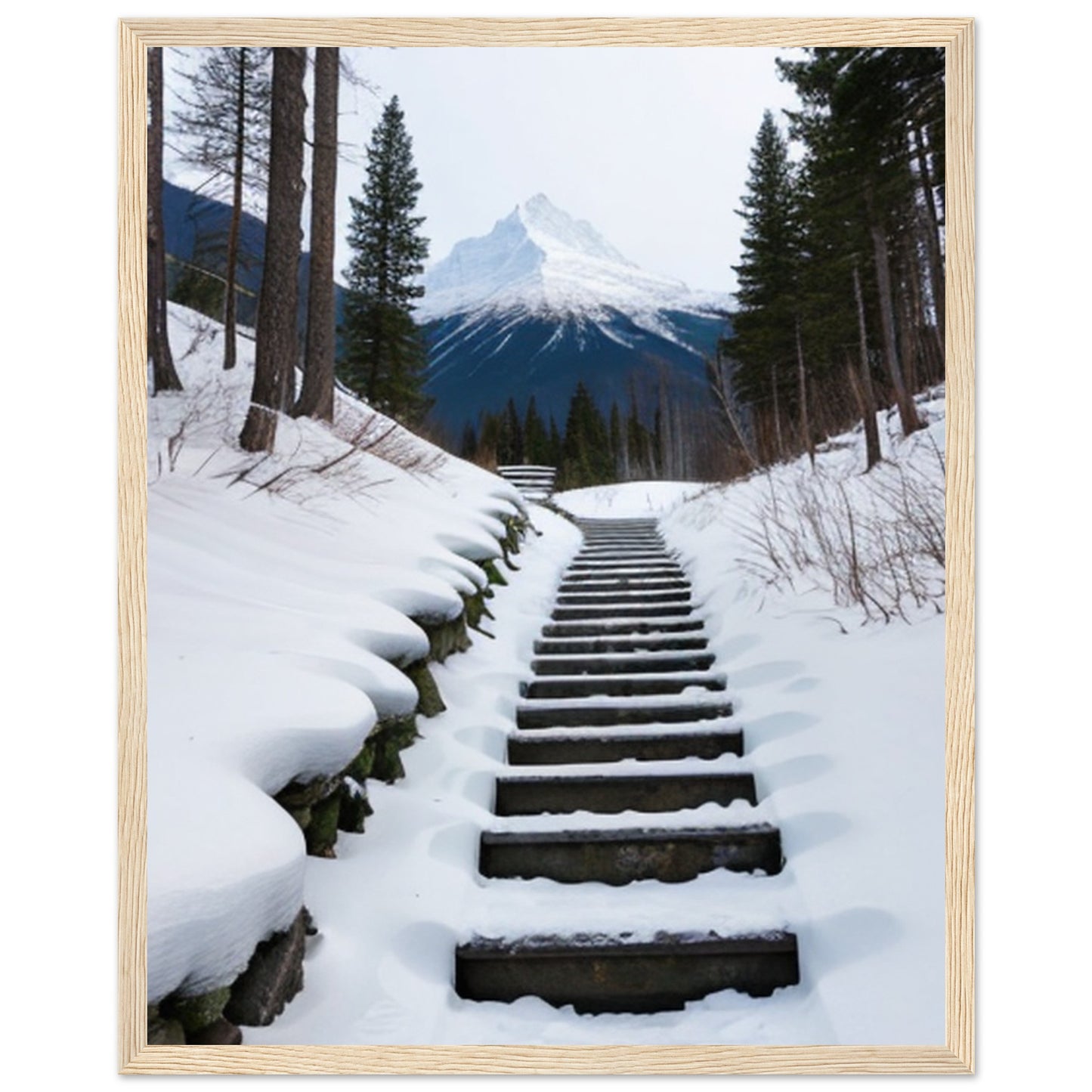 Premium Matte Paper Wooden Framed Poster