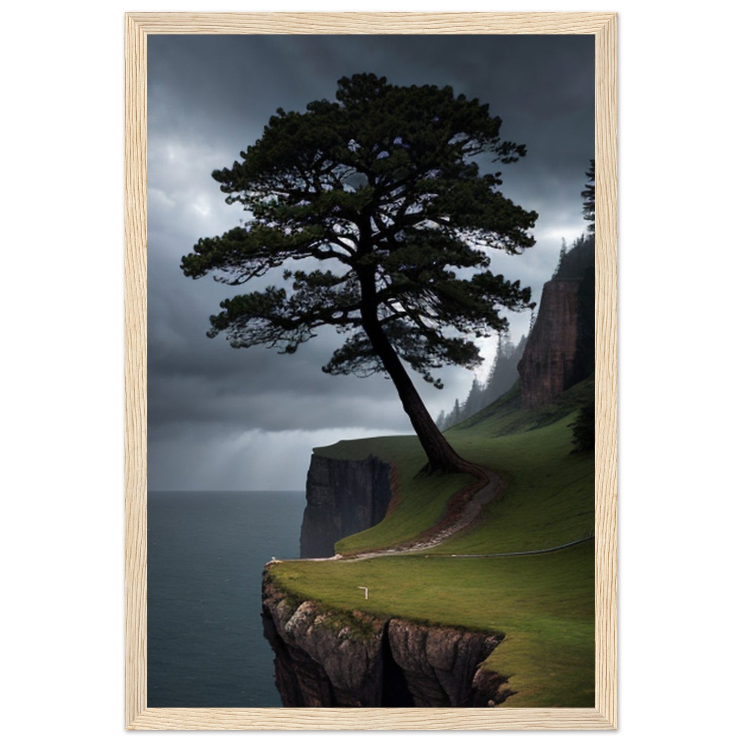 Classic Matte Paper Wooden Framed Poster