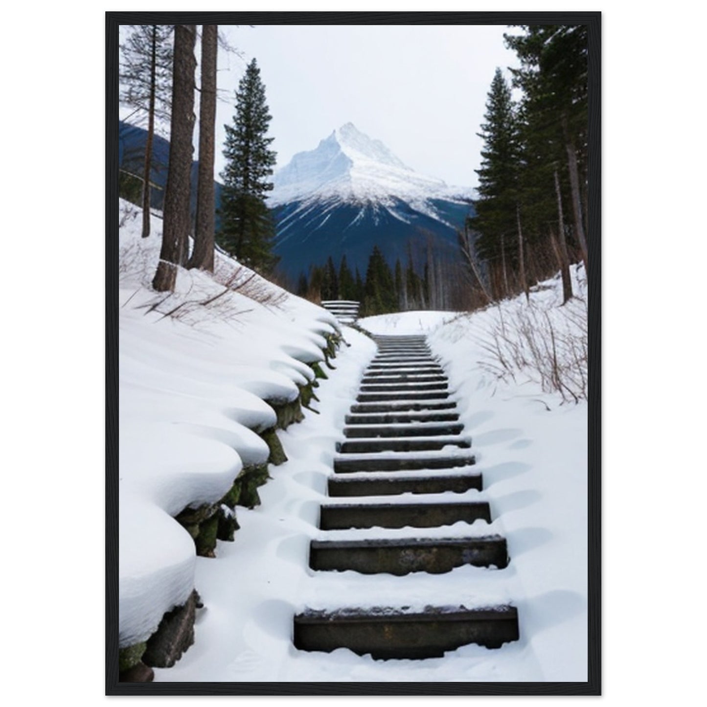 Premium Matte Paper Wooden Framed Poster