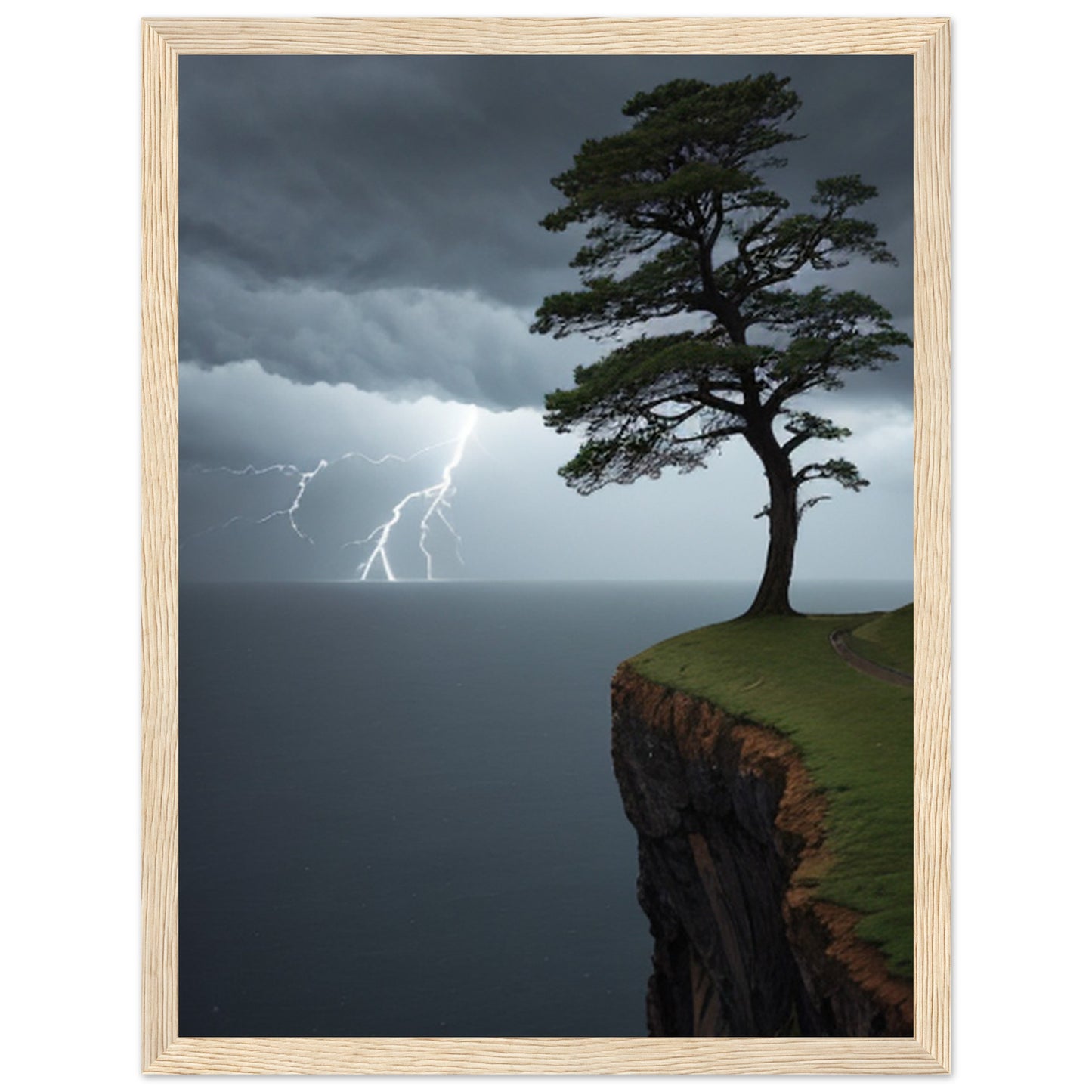 Premium Matte Paper Wooden Framed Poster