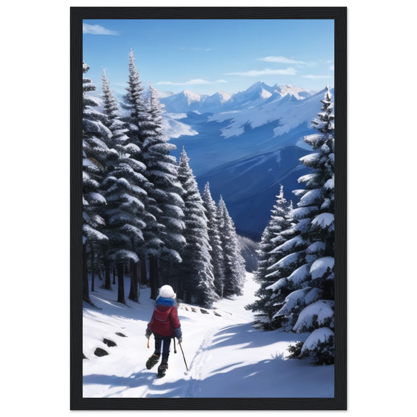 Premium Matte Paper Wooden Framed Poster