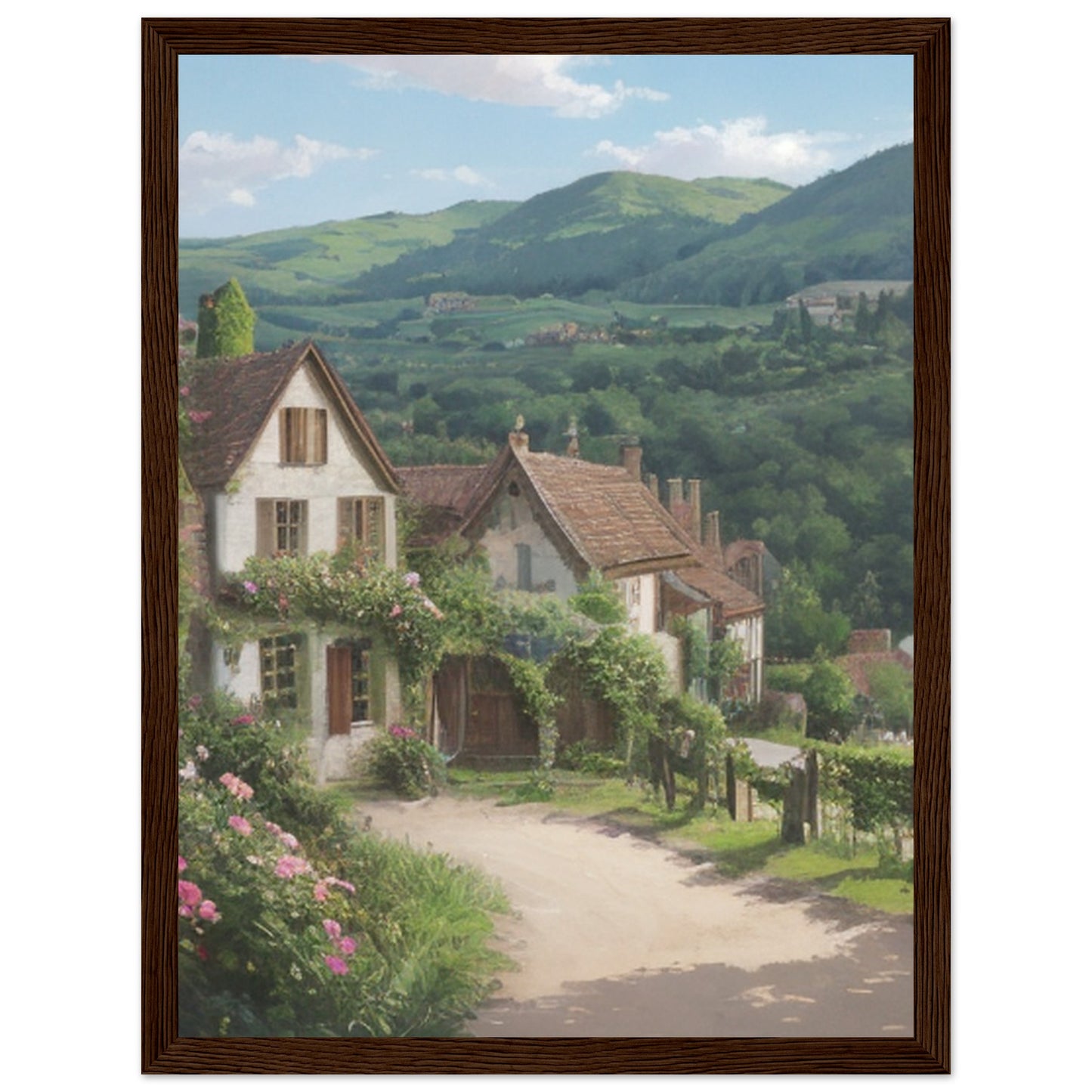 Premium Matte Paper Wooden Framed Poster