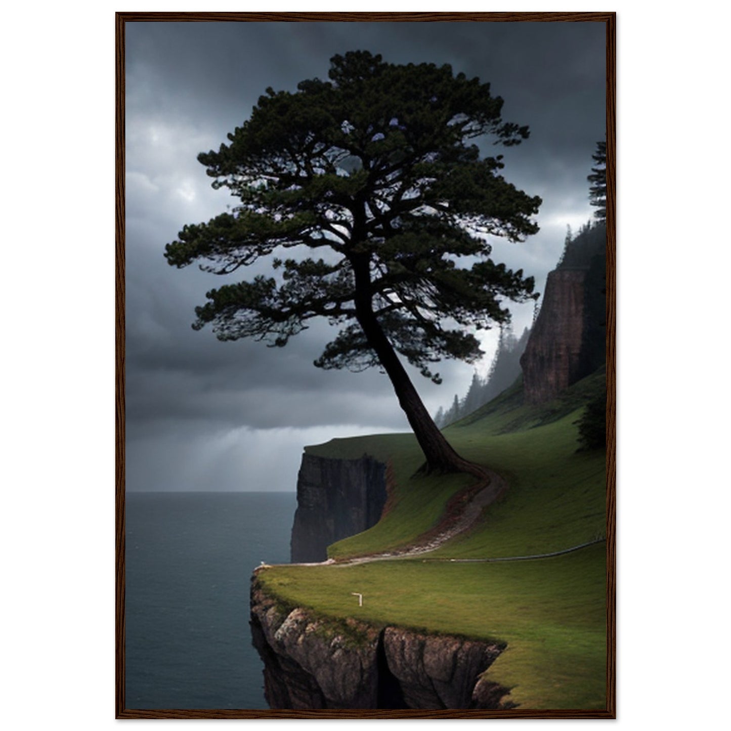 Premium Matte Paper Wooden Framed Poster