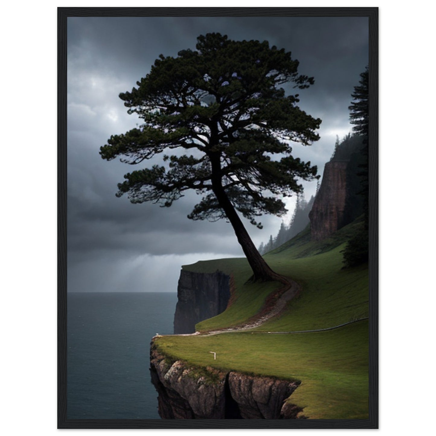 Premium Matte Paper Wooden Framed Poster