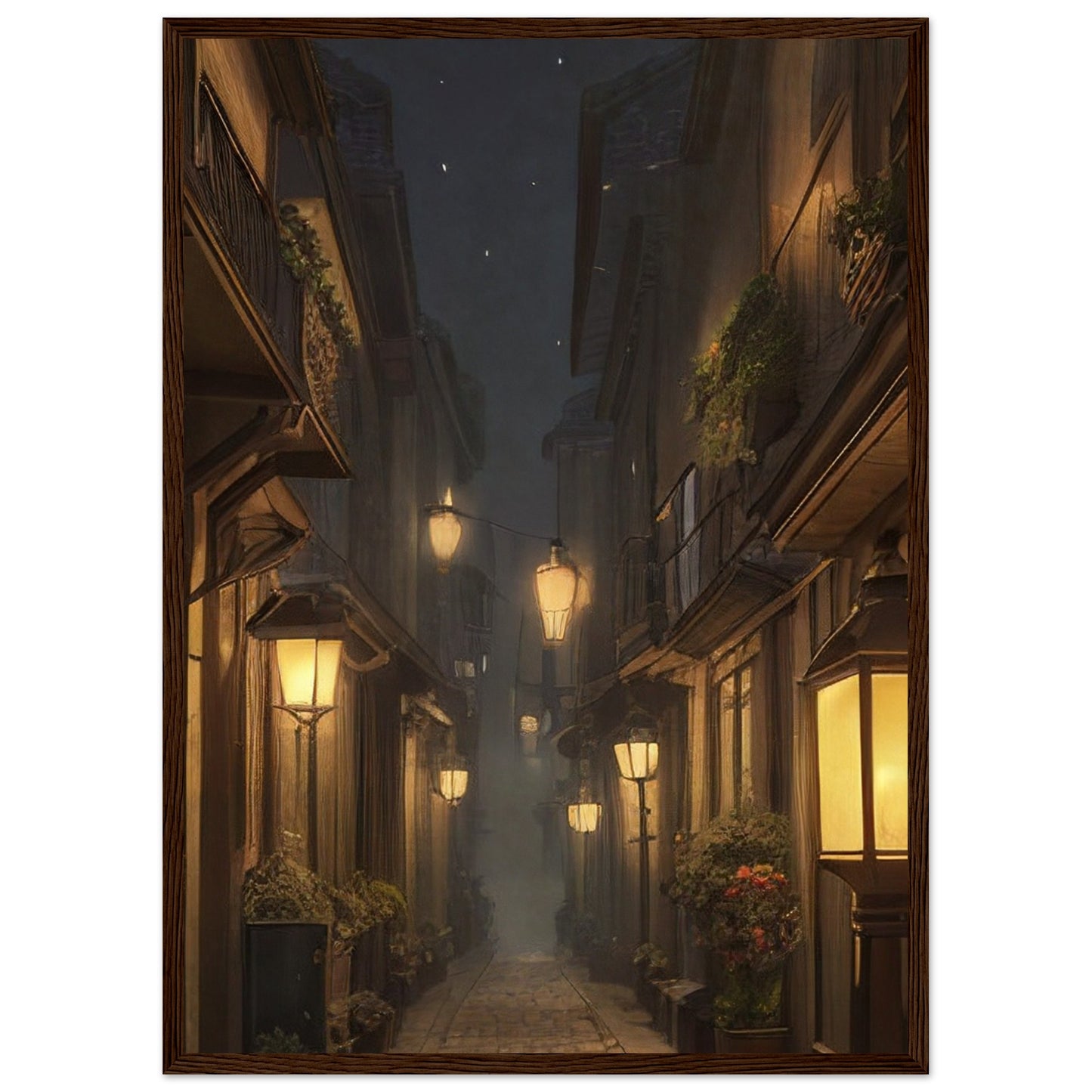 Classic Matte Paper Wooden Framed Poster