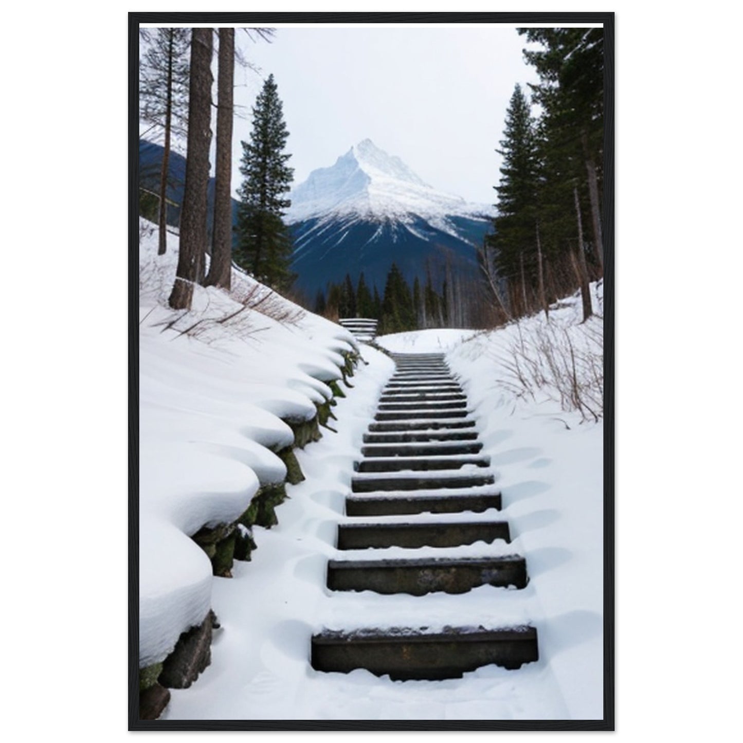 Classic Matte Paper Wooden Framed Poster