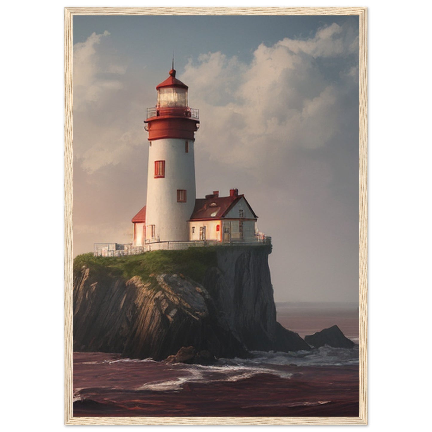 Premium Matte Paper Wooden Framed Poster