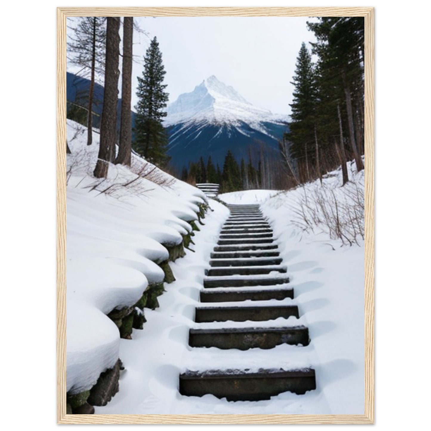 Premium Matte Paper Wooden Framed Poster