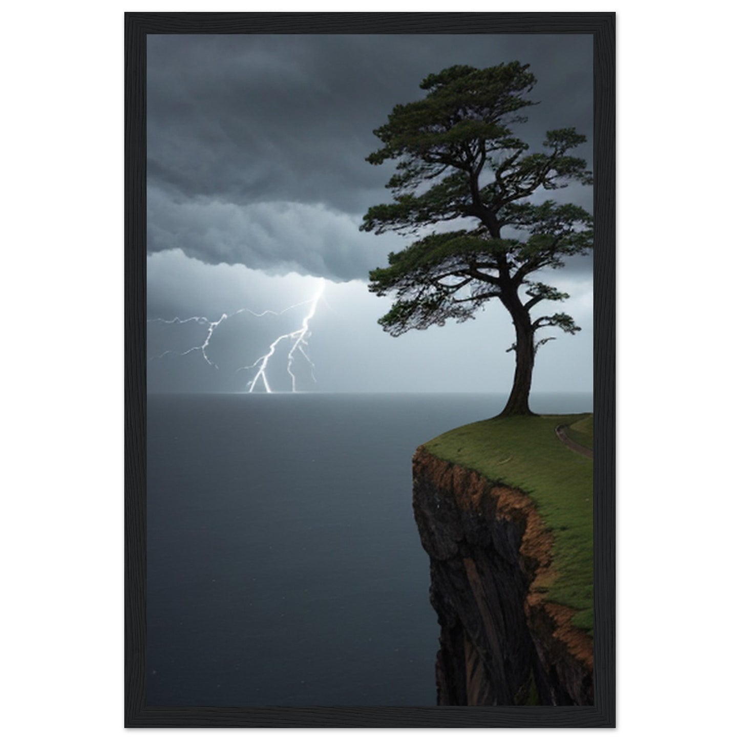 Premium Matte Paper Wooden Framed Poster