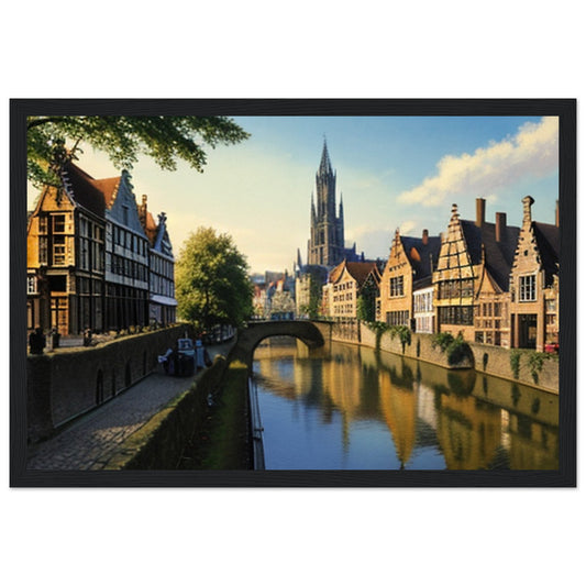 Premium Matte Paper Wooden Framed Poster