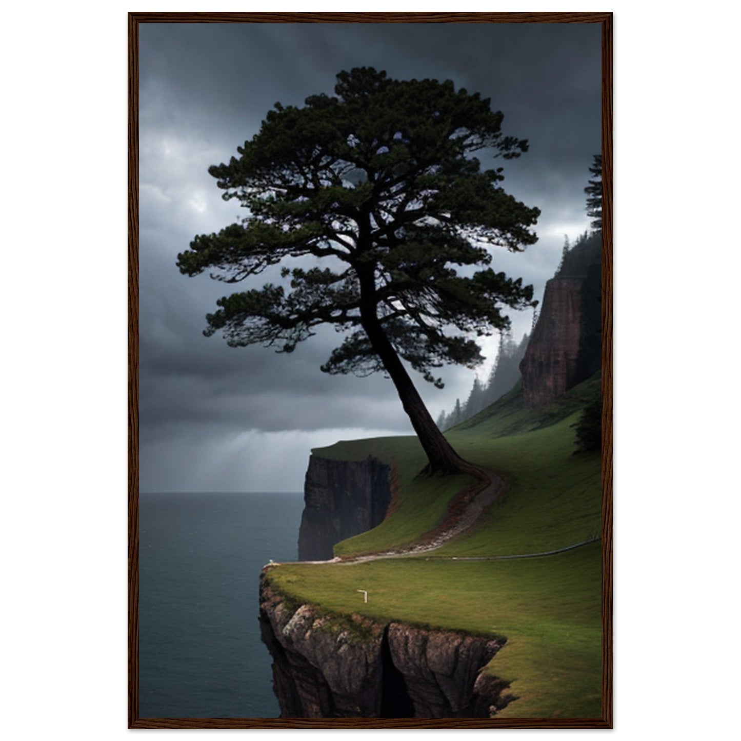 Premium Matte Paper Wooden Framed Poster