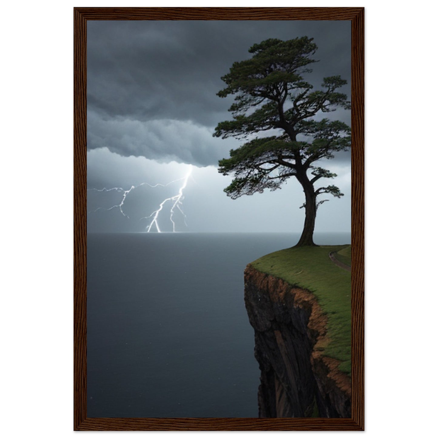 Premium Matte Paper Wooden Framed Poster