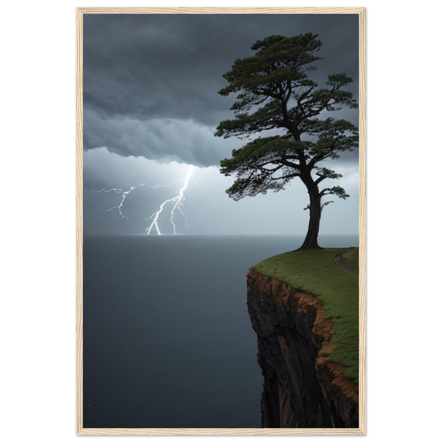 Premium Matte Paper Wooden Framed Poster