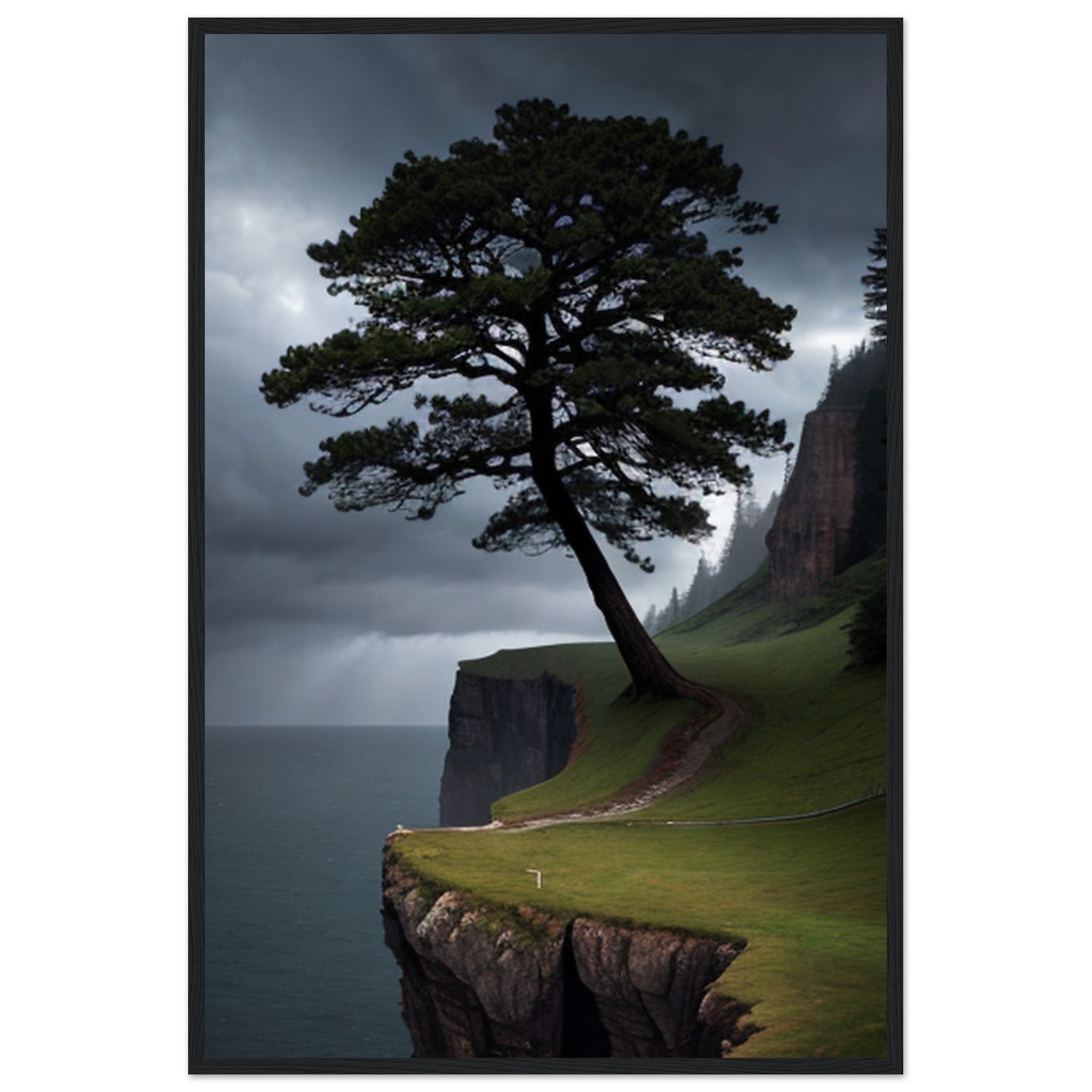 Premium Matte Paper Wooden Framed Poster