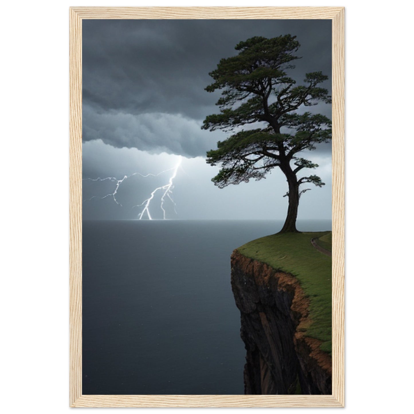 Premium Matte Paper Wooden Framed Poster