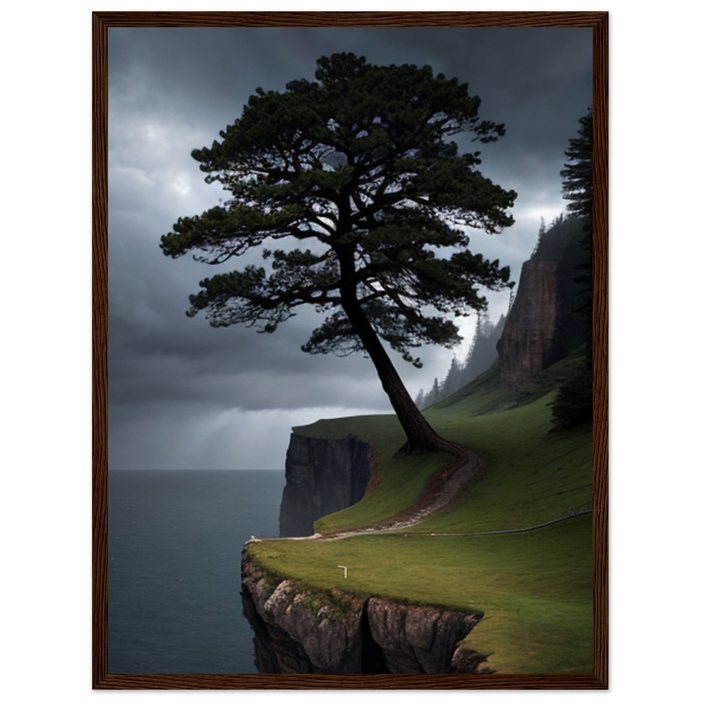 Classic Matte Paper Wooden Framed Poster