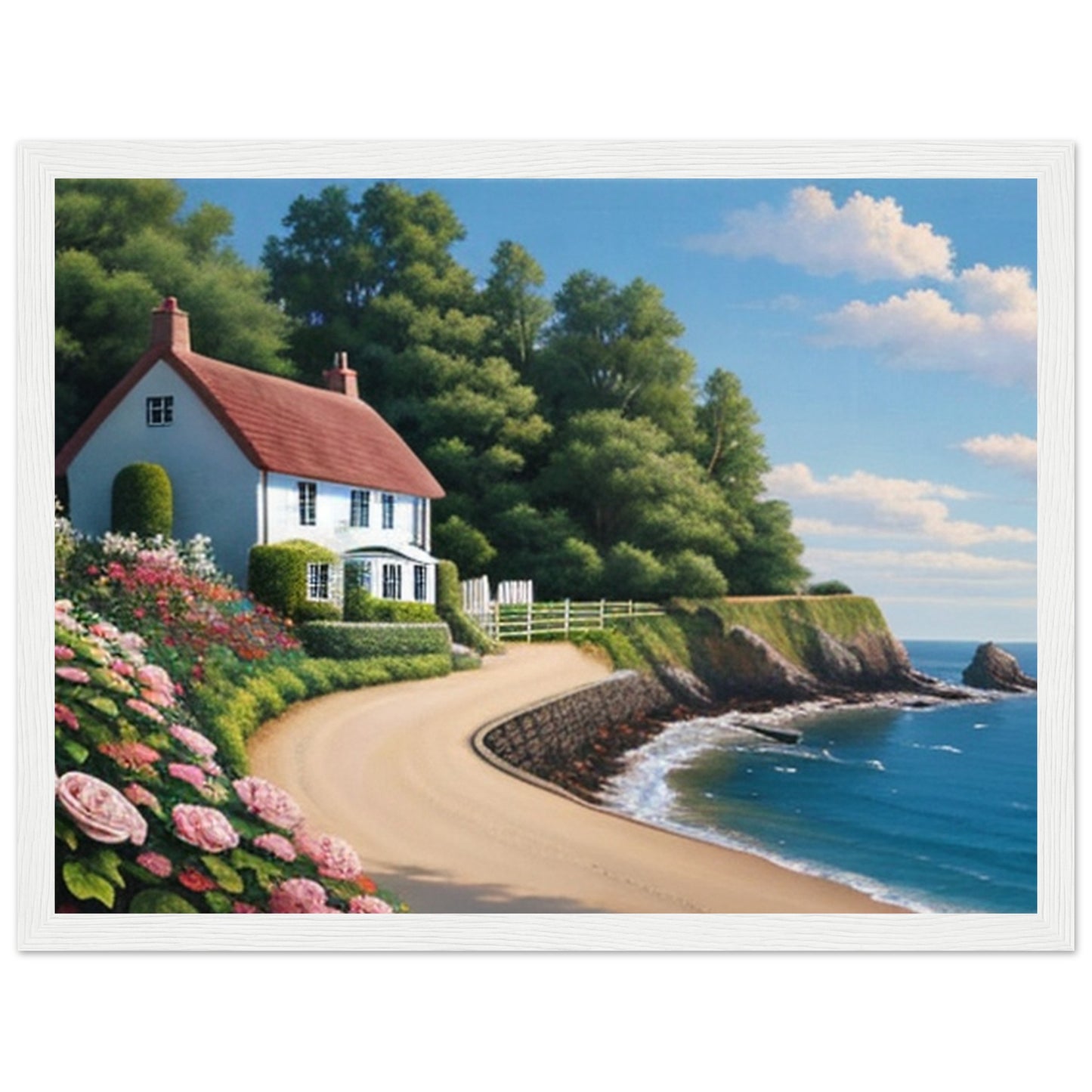 Premium Matte Paper Wooden Framed Poster