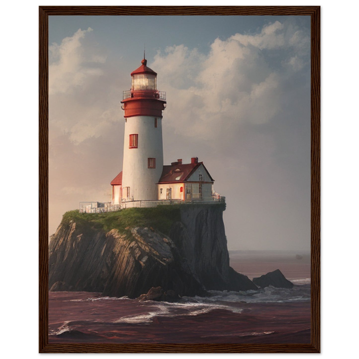 Premium Matte Paper Wooden Framed Poster