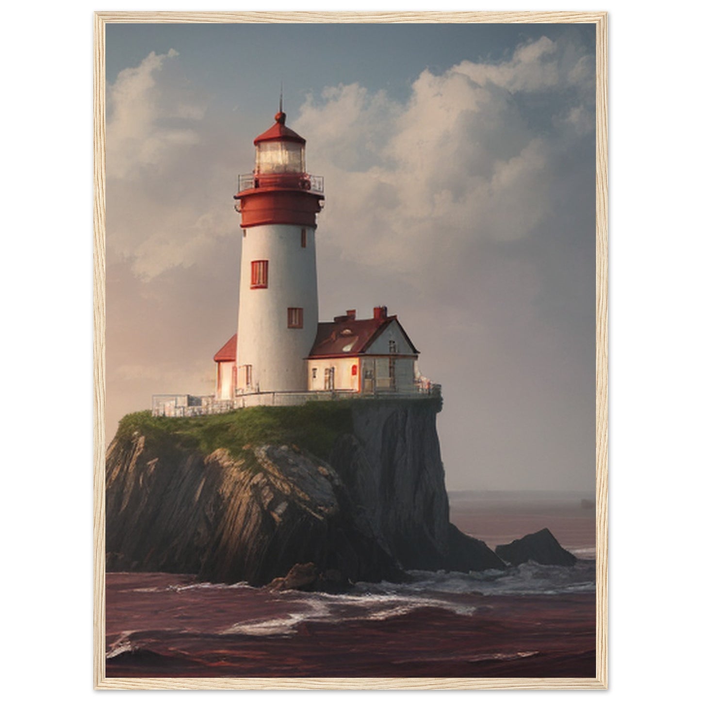 Premium Matte Paper Wooden Framed Poster